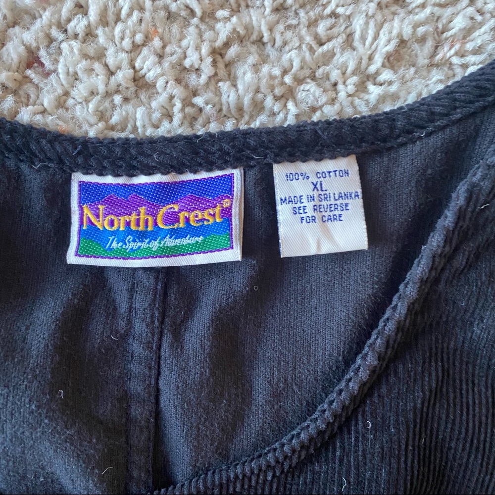Vintage Corduroy Over-all dress